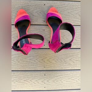Aldo fuchsia Pink and Orange Women's Sandals